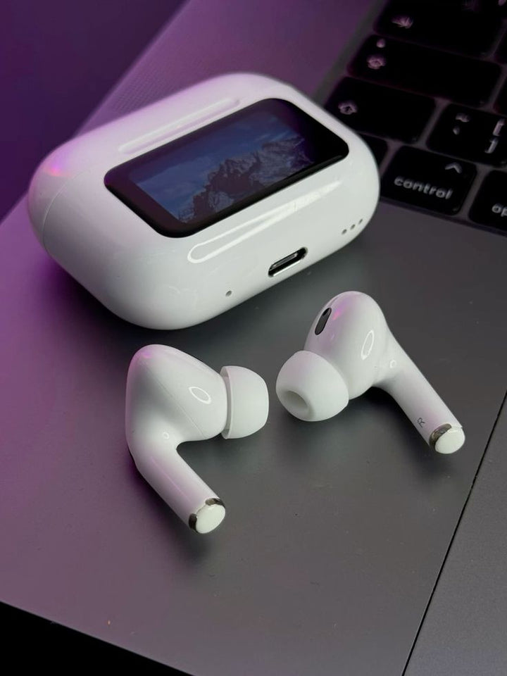 👉 AirPods con Pantalla Integrada + Cancelación de Ruido ANC y ENC