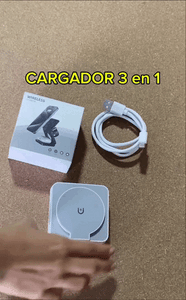 Cargador Plegable 3 en 1 | Potencia Premium en Tu Bolsillo
