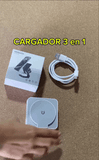 Cargador Plegable 3 en 1 | Potencia Premium en Tu Bolsillo