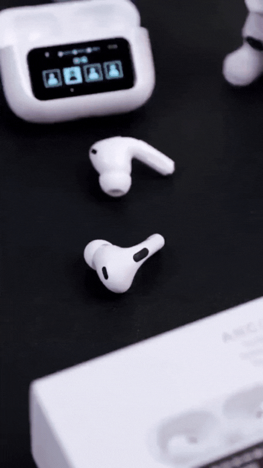 👉 AirPods con Pantalla Integrada + Cancelación de Ruido ANC y ENC