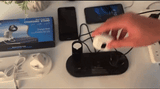CARGADOR INALAMBRICO 5 EN 1 - CARGA IPHONE, AIRPODS, APPLE WATCH Y MÁS AL MISMO TIEMPO